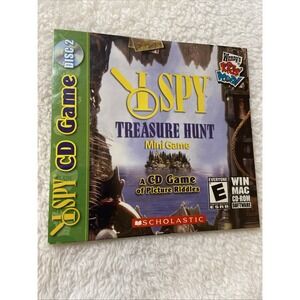 Wendy's Kids Meal I Spy CD‎ Game Disc 2 Treasure Hunt Mini Game Scholastic New